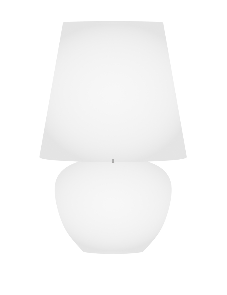 Naxos Table Lamp 76 White Matt Glossy White Inc UL