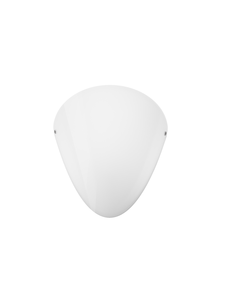 Ovalina Wall Lamp White Glossy - E26 UL