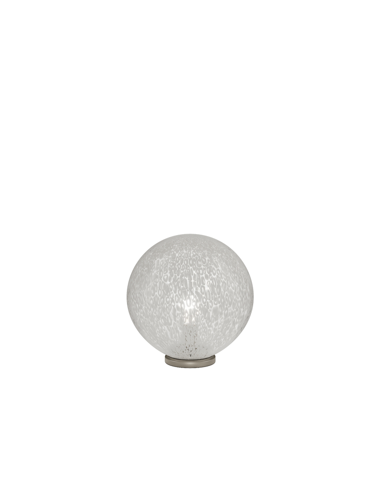 Rina Table Lamp 35 White Murrina Satin Nickel E26 UL