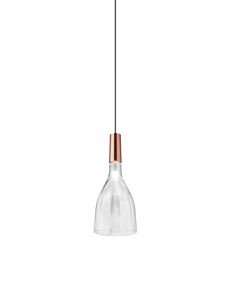 Scintilla Suspension Crystal Transparent Glossy Copper L2211 UL