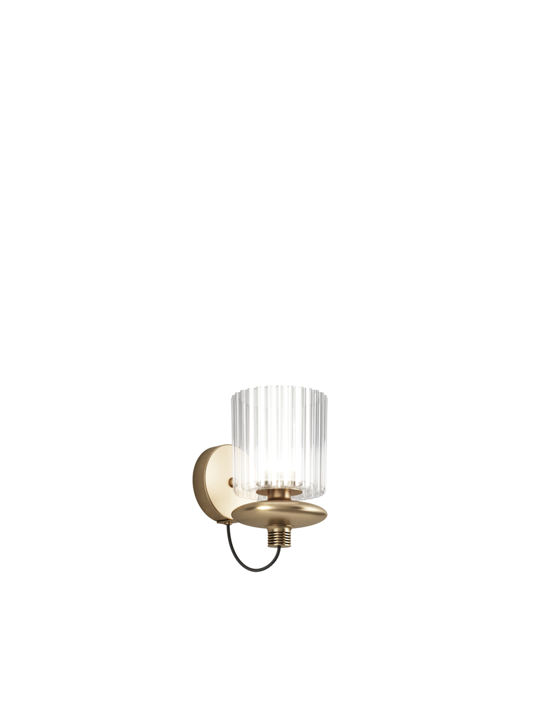 Tread Wall Lamp Crystal Transparent Matt Gold 3 L2313 UL