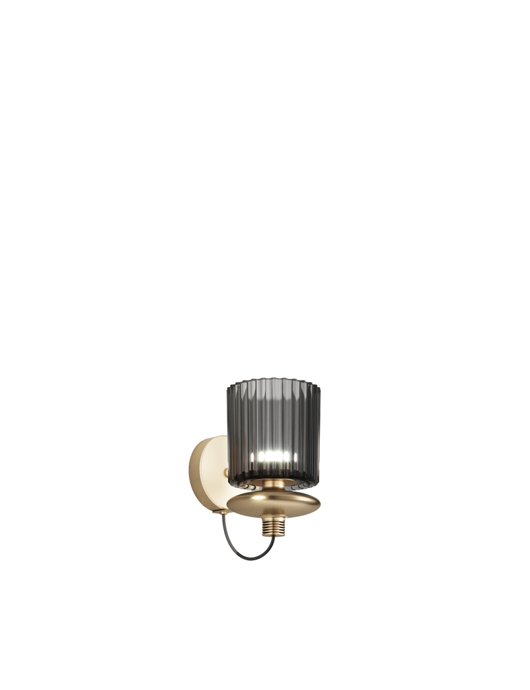 Tread Wall Lamp Smoky Transparent Matt Gold 3 L3213 UL