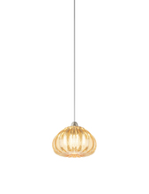 Vistosi DIAMA SP P AM NI G9 UL - Diamante Suspension P Amber Satin Nickel G9 UL