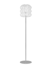 Vistosi ECOS PT 35 BCRI CR E26 UL - Ecos Floor Lamp 35 White Striped Glossy Chrome E26 UL