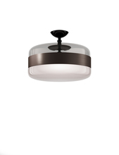 Vistosi FUTUR PL G FUMA NE E26 UL - Futura Ceiling Lamp G Smoky Brown Matt Black 1 E26 UL