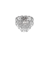 Vistosi GIOGA PL 40 CRTR CR E26 UL 1 - Giogali Ceiling Lamp 40 Crystal Transparent Glossy Chrome E26 UL 1