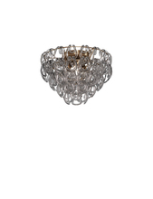 Vistosi GIOGA PL 50 CRFU BR E26 UL - Giogali Ceiling Lamp 50 Crystal Smoky Matt Bronze 1 E26 UL