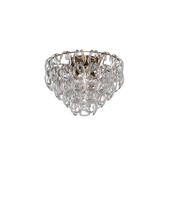 Vistosi GIOGA PL 50 CRTR BR E26 UL - Giogali Ceiling Lamp 50 Crystal Transparent Matt Bronze 1 E26 UL