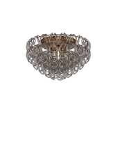 Vistosi GIOGA PL 60 CRFU BR E26 UL 1 - Giogali Ceiling Lamp 60 Crystal Smoky Matt Bronze 1 E26 UL 1