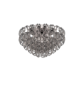 Vistosi GIOGA PL 60 CRFU CR E26 UL 1 - Giogali Ceiling Lamp 60 Crystal Smoky Glossy Chrome E26 UL 1