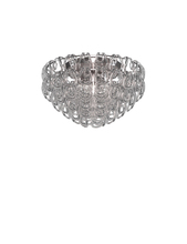 Vistosi GIOGA PL 60 CRTR CR E26 UL 1 - Giogali Ceiling Lamp 60 Crystal Transparent Glossy Chrome E26 UL 1