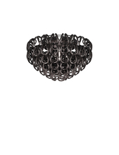 Vistosi GIOGA PL 60 NE CR E26 UL 1 - Giogali Ceiling Lamp 60 Black Glossy Chrome E26 UL 1