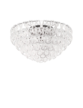 Vistosi GIOGA PL 80 BC CR E26 UL 1 - Giogali Ceiling Lamp 80 White Glossy Chrome E26 UL 1