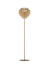 Vistosi GIOGA PT CRAM BR E26 UL 1 - Giogali Floor Lamp Crystal Amber Matt Bronze 1 E26 UL 1