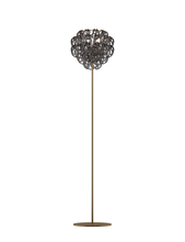 Vistosi GIOGA PT CRFU BR E26 UL 1 - Giogali Floor Lamp Crystal Smoky Matt Bronze 1 E26 UL 1