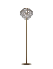 Vistosi GIOGA PT CRTR BR E26 UL 1 - Giogali Floor Lamp Crystal Transparent Matt Bronze 1 E26 UL 1