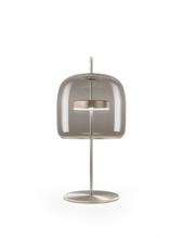 Vistosi JUBE LT P FUTR AVS L24 15 UL - Jube Table Lamp P Smoky Transparent Matt Steel L2415 UL