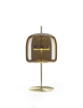 Vistosi JUBE LT P TBTR OS L24 15 UL - Jube Table Lamp P Burned Earth Transparent Matt Gold 2 L2415 UL