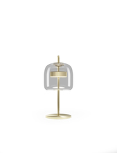 Vistosi JUBE LT S CRTR OS L24 16 UL - Jube Table Lamp S Crystal Transparent Matt Gold 2 L2416 UL