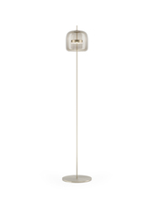 Vistosi JUBE PT P FUTR AVS L34 15 UL - Jube Floor Lamp P Smoky Transparent Matt Steel L3415 UL