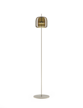 Vistosi JUBE PT P TBTR AVS L24 15 UL - Jube Floor Lamp P Burned Earth Transparent Matt Steel L2415 UL