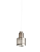 Vistosi MEDEA SP 2 FUTR AVS L32 04 UL - Medea Suspension 2 Smoky Transparent Matt Steel L3204 UL