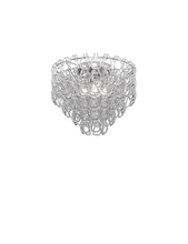 Vistosi MGIOG PL 50 CRTR CR E26 UL - Minigiogali Ceiling Lamp 50 Crystal Transparent Glossy Chrome E26 UL