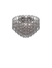 Vistosi MGIOG PL 60 CRFU CR E26 UL 1 - Minigiogali Ceiling Lamp 60 Crystal Smoky Glossy Chrome E26 UL 1