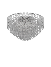 Vistosi MGIOG PL 80 CRTR CR E26 UL 1 - Minigiogali Ceiling Lamp 80 Crystal Transparent Glossy Chrome E26 UL 1