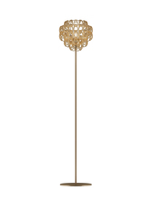 Vistosi MGIOG PT CRAM BR E26 UL 1 - Minigiogali Floor Lamp Crystal Amber Matt Bronze 1 E26 UL 1