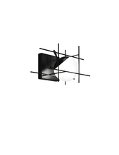 Vistosi PLOTF AP 1 BCLU NEO L22 09 UL - Plot Frame Wall Lamp 1 White Glossy Matt Black 2 L2209 UL