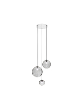 Vistosi PUPPE SP R3 CRTR CR G9 UL - Puppet Suspension R3 Crystal Transparent Glossy Chrome G9 UL