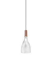 Vistosi SCINT SP CRTR RA L32 11 UL - Scintilla Suspension Crystal Transparent Glossy Copper L3211 UL