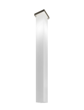 Vistosi TUBES PL 120 BCLU NO E26 UL - Tubes Ceiling Lamp 120 White Glossy Matt Nickel E26 UL