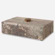 Uttermost CA 18153 - Griseus Travertine Stone Box