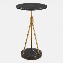 Uttermost CA 50066 - Uttermost Rosston Black Marble Accent Table