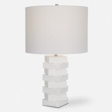 Uttermost CA 30164-1 - Uttermost Ascent White Geometric Table Lamp