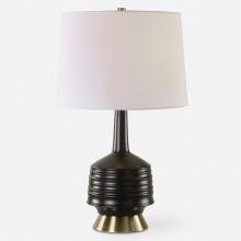 Uttermost CA 30353-1 - Foster Black Glaze Table Lamp