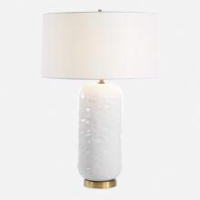 Uttermost CA 30450 - Uttermost Iona White Glaze Table Lamp