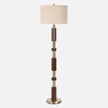 Uttermost CA 30516-1 - Uttermost Stacked Wooden Floor Lamp