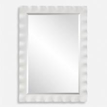 Uttermost CA 09981 - Haya White Scalloped Mirror