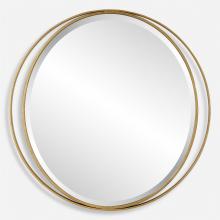 Uttermost CA 09991 - Rhodes Gold Round Mirror