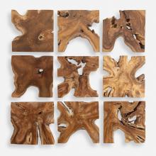 Uttermost CA 04379 - Uttermost Talia Wood Wall Decor Set/9