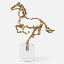 Uttermost CA 18146 - Uttermost Gallop Gold Sculpture