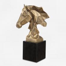 Uttermost CA 18185 - Uttermost Chiseled Horse Bust Sculpture