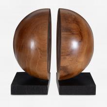 Uttermost CA 17128 - Uttermost Teak And Noir Bookends Set/2