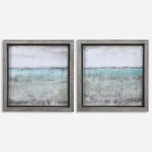 Uttermost CA 51114 - Aqua Horizon Framed Prints, Set/2