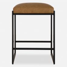 Uttermost CA 23446 - Uttermost Atticus Black Counter Stool