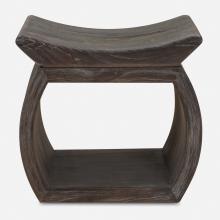 Uttermost CA 24401 - Uttermost Connor Walnut Accent Stool