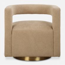 Uttermost CA 23850 - Uttermost Grounded Modern Swivel Chair